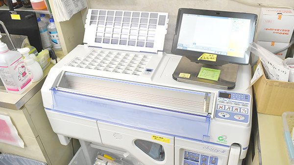 鴫野ファーマシィ薬局の調剤器具
