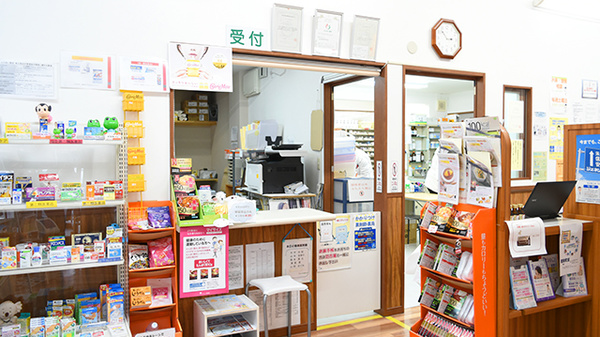 ふれあい薬局　富士見台の受付/カウンター