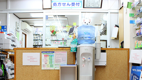 しんわ薬局大和田店の受付/カウンター
