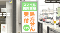 スマイル調剤薬局　渭東店の看板