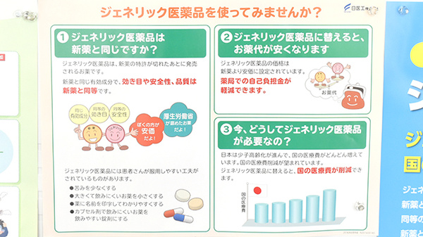 スマイル調剤薬局のジェネリック対応