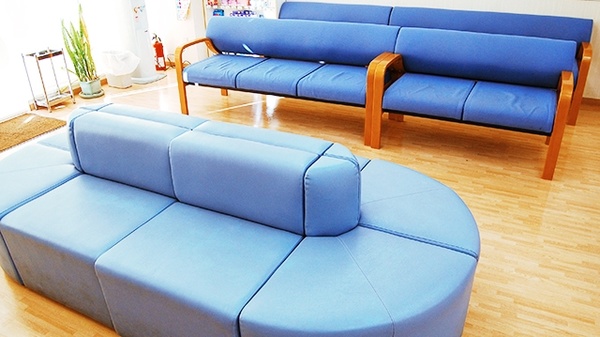 セイムス戸越平塚薬局の待合スペース