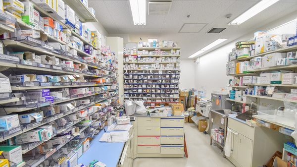 コクミン薬局ポートタウンモール店の調剤室