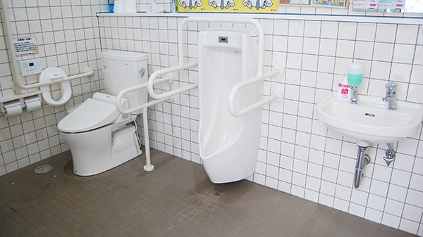 ププレひまわり薬局　尾道中央店のお手洗い