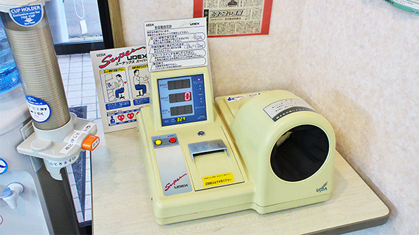 マリン薬局の血圧計