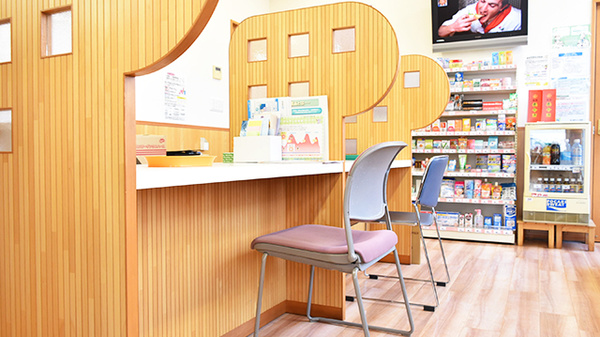 飯山新町モリキ薬局の受付/カウンター