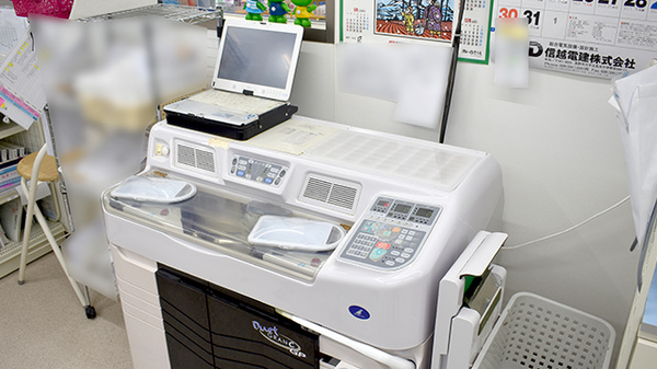 モリキ千曲粟佐薬局の調剤器具