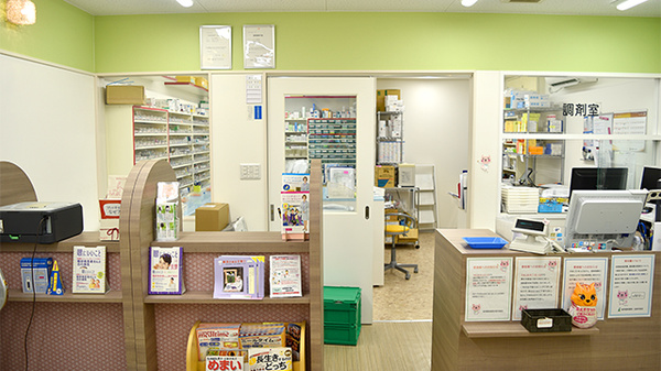 阪神調剤薬局　近鉄布施店の受付/カウンター