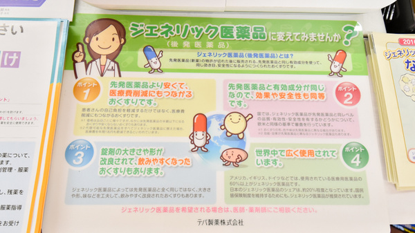 調剤薬局ハーブのジェネリック対応