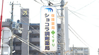 ショコラ調剤薬局の看板