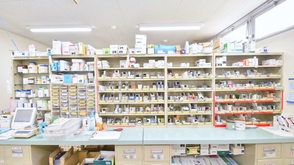 ドラッグイレブン薬局千代田店の薬棚