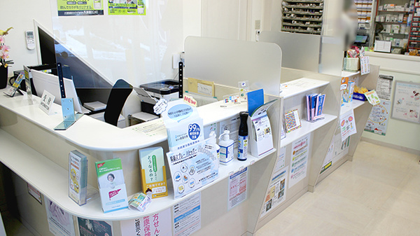 リフレ薬局　柏木店の受付/カウンター