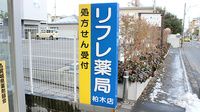 リフレ薬局　柏木店の看板