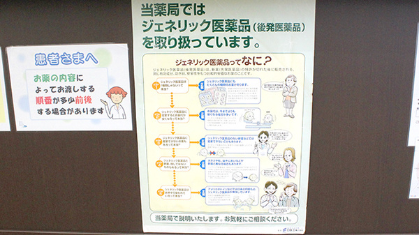 葛が谷薬局のジェネリック対応