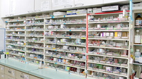 船場西薬局の薬棚