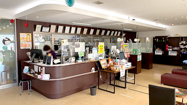 東手城ココフル薬局の受付/カウンター