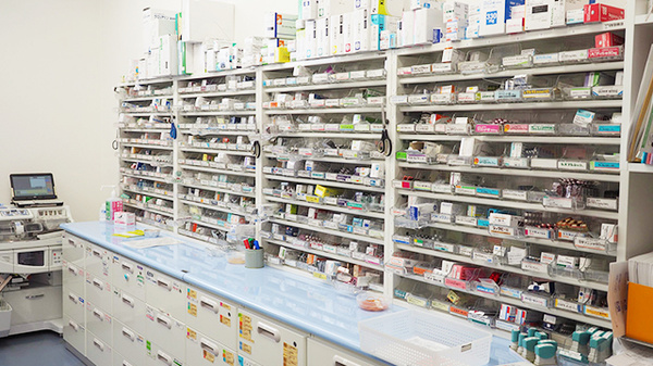 みはる調剤薬局　おやま店の調剤室