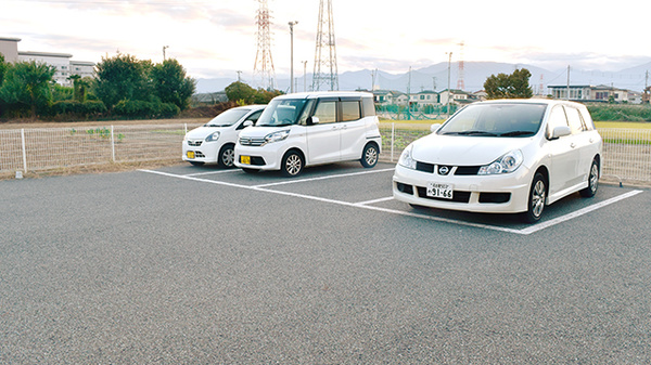 たいよう薬局の駐車場