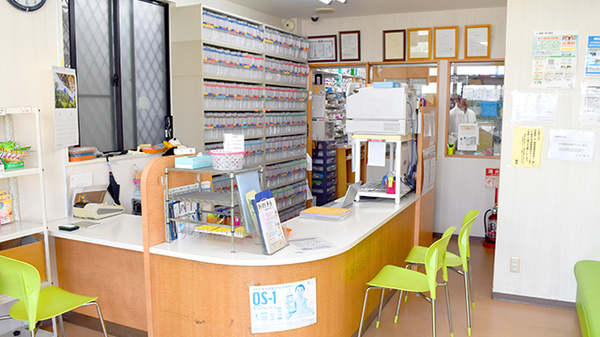 エコ薬局　津久野店の受付/カウンター
