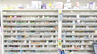 進行堂薬局　鷹合店の薬棚