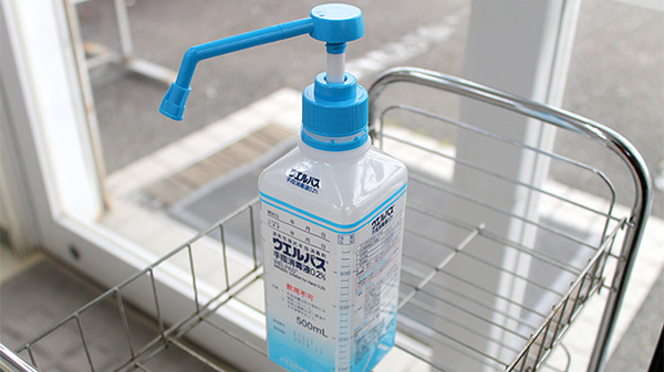 のいち駅前薬局の感染予防対策