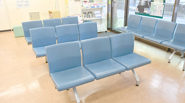 薬樹薬局　川崎の待合スペース