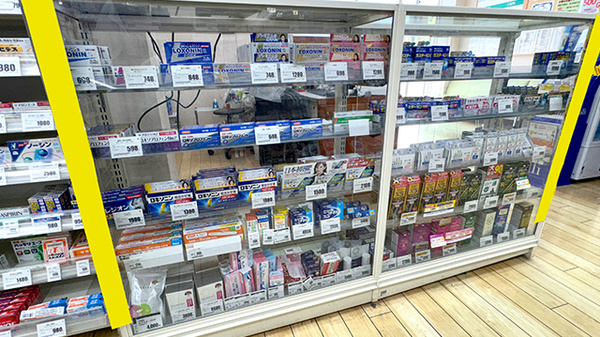 クスリのアオキ石渡薬局の一般医薬品