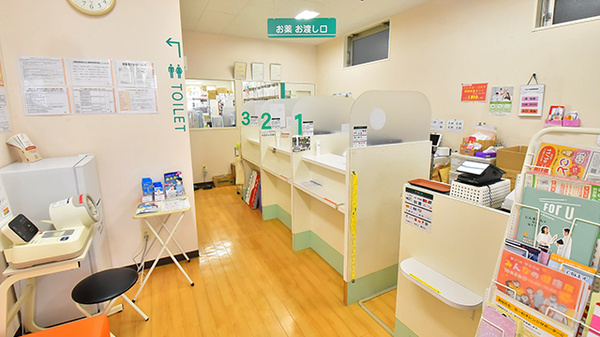 サエラ薬局 真法院店の受付/カウンター