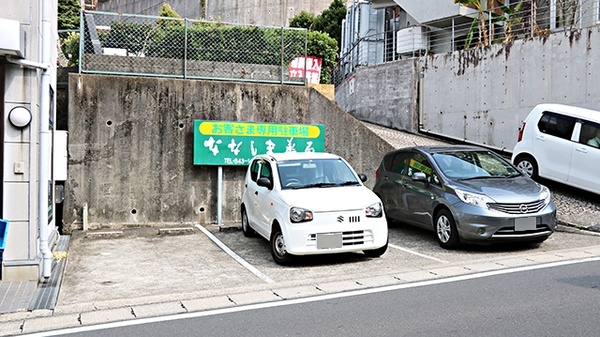 ななしま薬局の駐車場