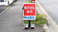青空薬局　下市場店の看板