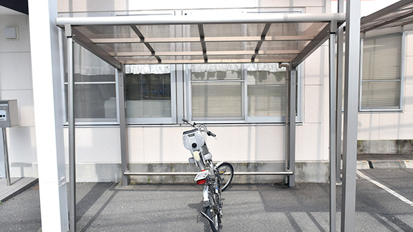 あさひ薬局の駐輪場