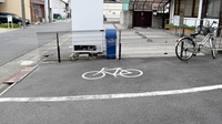 ウッディ調剤薬局　名古屋中川店の駐輪場