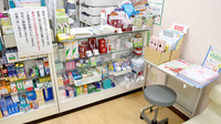 なつめ薬局の受付/カウンター