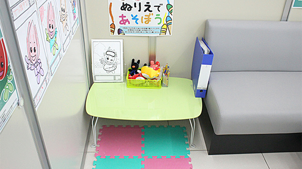 セキ薬局　南栗橋店のキッズ用設備