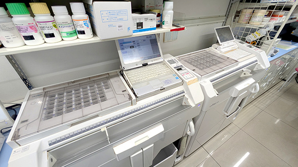 ドラッグセイムス芝浦3丁目薬局の調剤器具