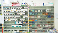 つくし薬局　一戸店の薬棚
