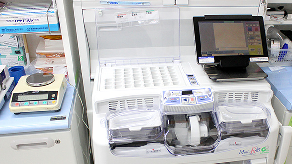 オリーブ薬局の調剤器具