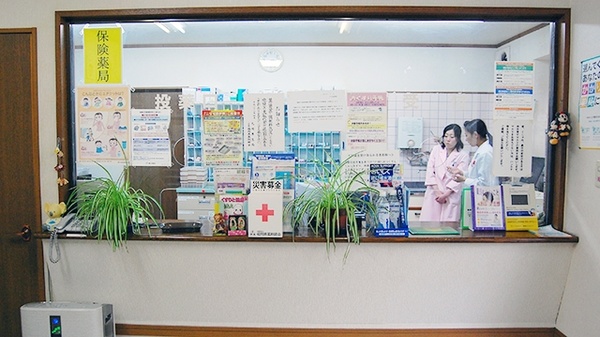 上山田調剤薬局の受付/カウンター