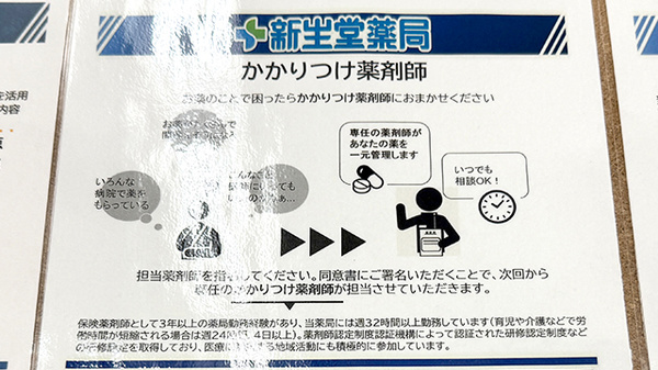 新生堂薬局 博多駅前1丁目店のかかりつけ薬局対応