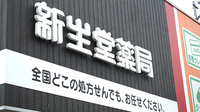 新生堂薬局　柳川店の看板