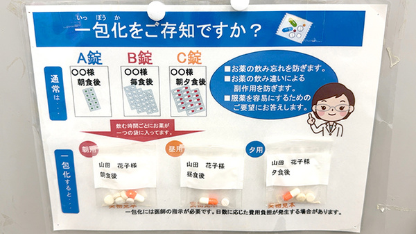 ak薬局　旗の台店の一包化対応