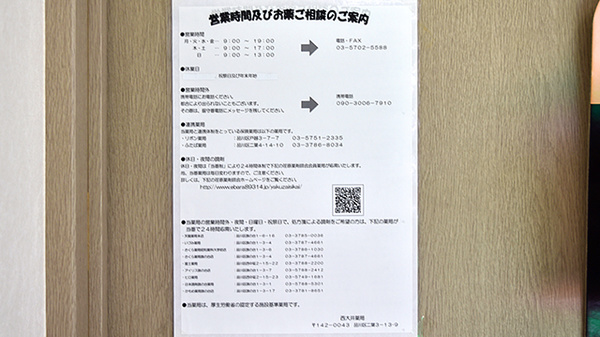西大井薬局の相談対応