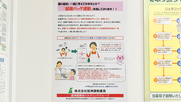 阪神調剤薬局　杭瀬店の残薬回収サービス