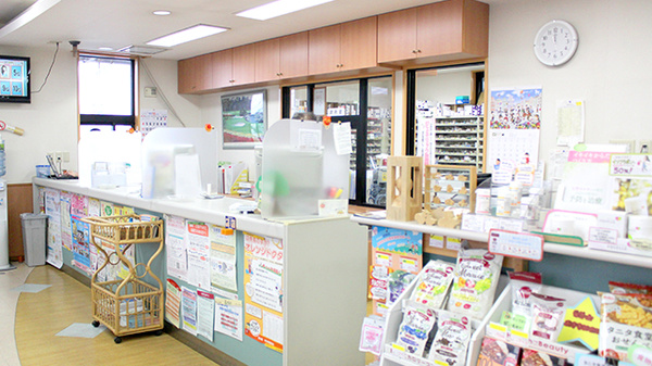 アップル薬局　はこのもり店の受付/カウンター