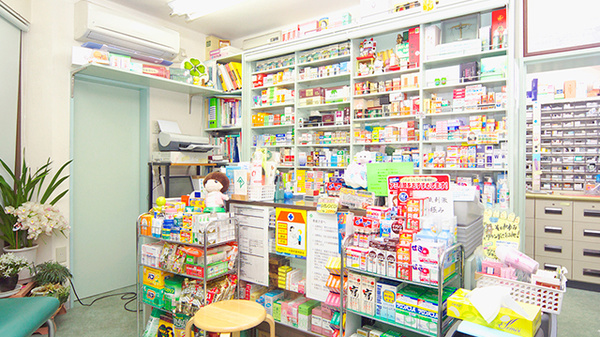 福田薬局の受付/カウンター
