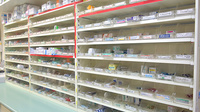 ひかり薬局　柏木店の薬棚