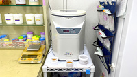 大手薬局　今朝白店の調剤器具