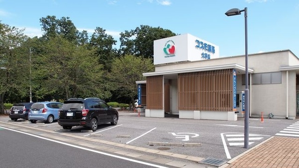 コスモ薬局大平店の駐車場