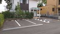 リーフ薬局の駐車場