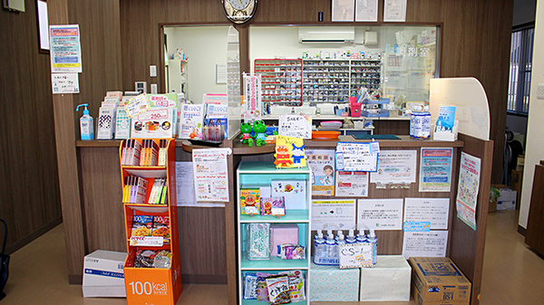 中央薬局　きぬの里店の受付/カウンター
